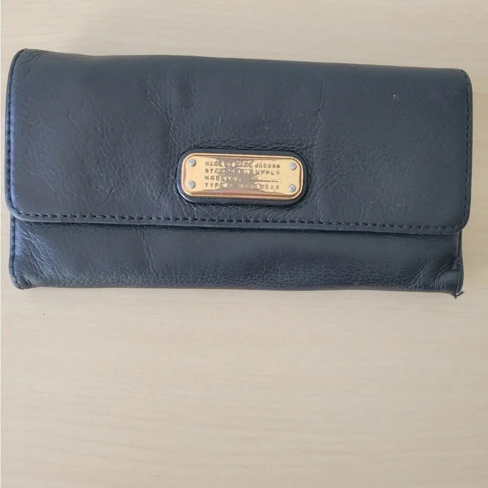 Marc by Marc Jacobs Black Leather Wallet